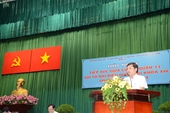 Viện trưởng VKSNDTC Lê Minh Trí tiếp xúc cử tri tại TP Hồ Chí Minh trước thềm kỳ họp thứ 4, Quốc hội Khóa XIV