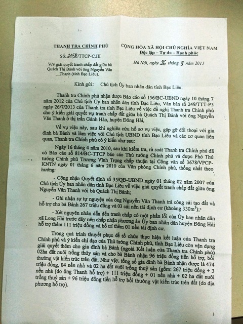 Vì sao chưa dứt điểm giải quyết vụ lấy đất xã bạn cấp cho dân xã mình