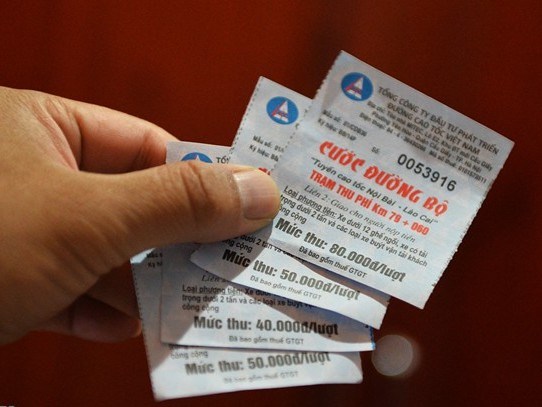 Vé thu phí đường bộ có được coi là hóa đơn GTGT