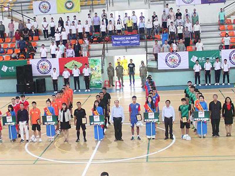 Khai mạc giải futsal sinh viên TP HCM 2017