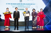 HEINEKEN Việt Nam được bình chọn là doanh nghiệp bền vững nhất tại Việt Nam
