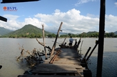 Cầu “khỉ” lớn nhất Khánh Hòa bị sập