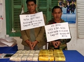 Bắt giữ 2 đối tượng người Lào vận chuyển ma túy với số lượng lớn