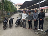 Bắt nhóm học sinh 12 chuyên trộm cắp xe máy