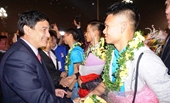 Hà Tĩnh – Nghệ An Vinh danh các cầu thủ U23 tại quê nhà
