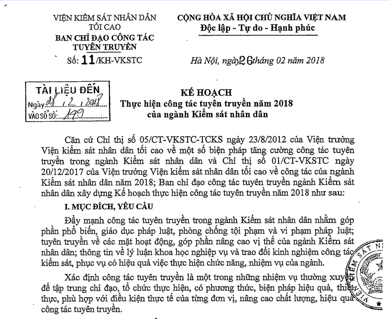 Đẩy mạnh công tác tuyên truyền, góp phần nâng cao vị thế của ngành Kiểm sát nhân dân