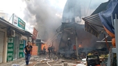Điều tra nguyên nhân gây ra vụ cháy chợ Quang tại Thanh Trì, Hà Nội