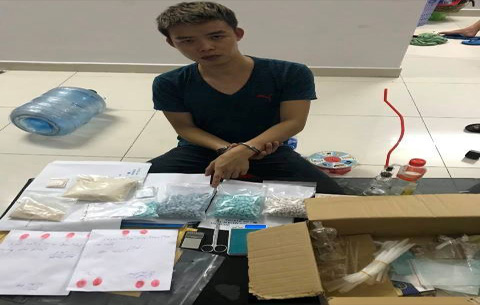 Bắt giữ đối tượng mua bán trái phép chất ma tuý tại khu vực chung cư Tín Phong