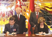 Viện trưởng VKSND tối cao ký Hiệp định tương trợ tư pháp về hình sự giữa Việt Nam và Cu Ba