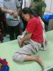 Quảng Bình Nghi ngờ bắt cóc trẻ em, một phụ nữ tâm thần bị đánh nhập viện