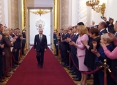 Ông Putin tuyên thệ nhậm chức Tổng thống Nga nhiệm kỳ thứ 4