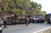 Tai nạn giao thông nghiêm trọng tại dốc Cun khiến 1 chết, 4 người bị thương