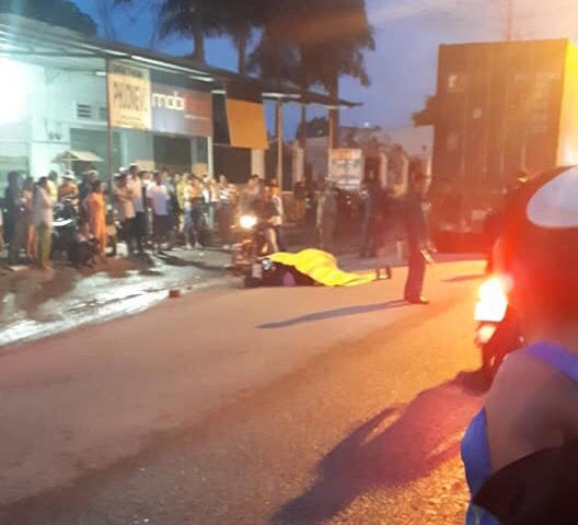 Bình Dương Container va chạm xe máy, người đàn ông tử vong