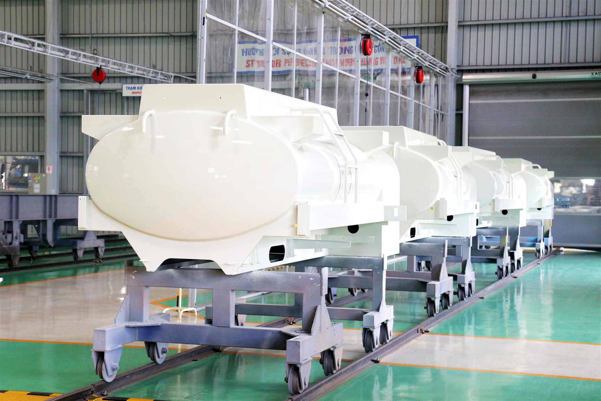 Thaco xuất khẩu bồn nhiên liệu 3 000 lít sang Hàn Quốc