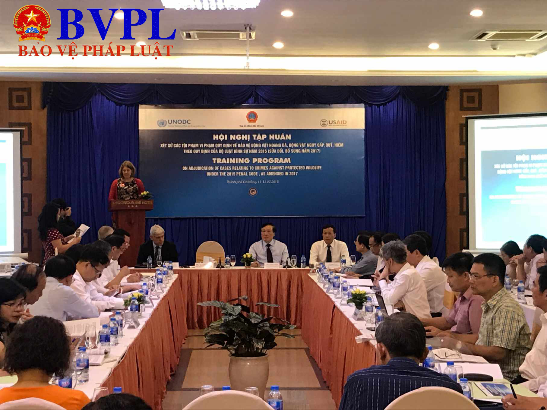 Tập huấn về xét xử các vụ án liên quan đến tội phạm vi phạm quy định về bảo vệ động vật hoang dã