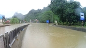 Mưa lớn nhiều nơi ở Quảng Ninh chìm trong biển nước