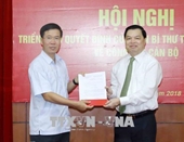 Đồng chí Lê Mạnh Hùng nhận chức Phó Trưởng ban Tuyên giáo Trung ương