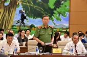 Bộ trưởng Tô Lâm trả lời chất vấn về một số vấn đề dư luận quan tâm