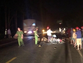 Hai xe máy đối đầu, khiến 2 người chết, 1 người bị thương nặng