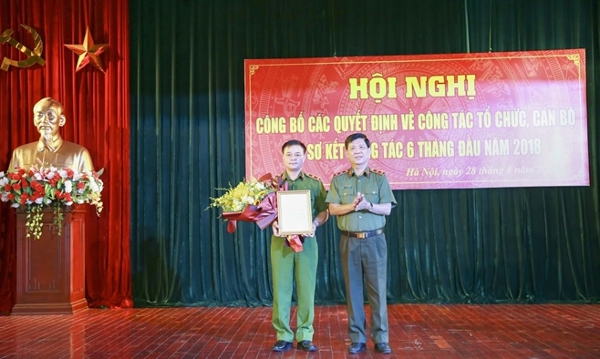 Trung tướng Phạm Quốc Cương giữ chức Tư lệnh Cảnh sát cơ động