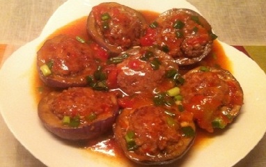 Cà tím nhồi thịt sốt cà chua lạ miệng cho bữa cơm ngày se lạnh