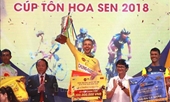 Tay đua David Van Eerd giành áo vàng chung cuộc Giải đua xe đạp quốc tế VTV Cúp Tôn Hoa Sen 2018