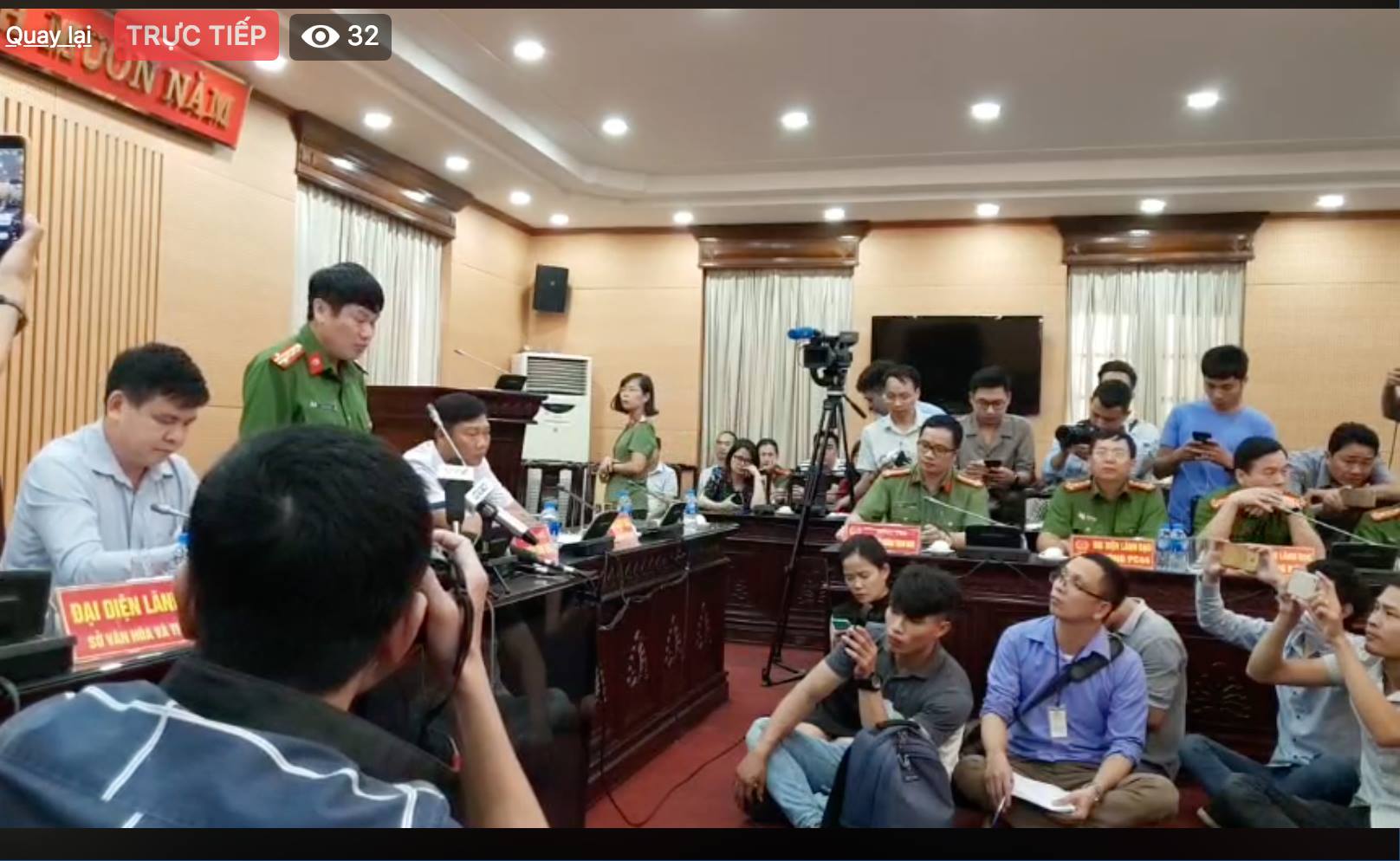 Họp báo vụ 7 người tử vong trong đêm nhạc hội Sẽ xem xét khởi tố vụ án