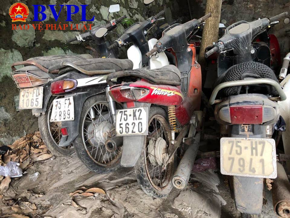 Truy tìm chủ sở hữu của nhiều xe môtô, xe máy