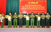 Trao quyết định bổ nhiệm 4 Phó Giám đốc Công an tỉnh Thanh Hóa
