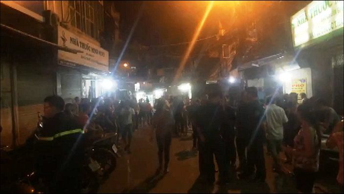 Tìm thấy nhiều phần thi thể tại hiện trường vụ cháy nhà trên phố Đê La Thành