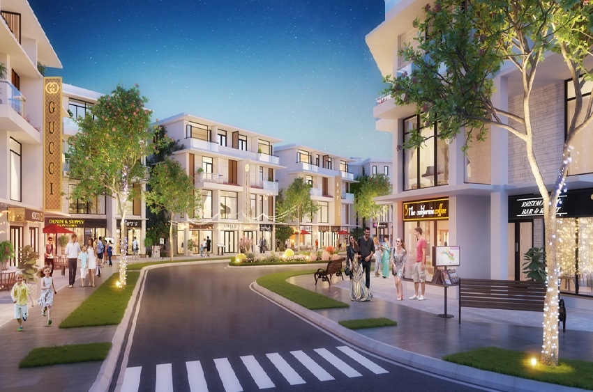 Biên độ sinh lợi cao, biệt thự shophouse được nhà đầu tư săn đón