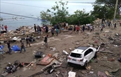 Nạn nhân thiệt mạng trong động đất, sóng thần tại Indonesia lên tới 384 người