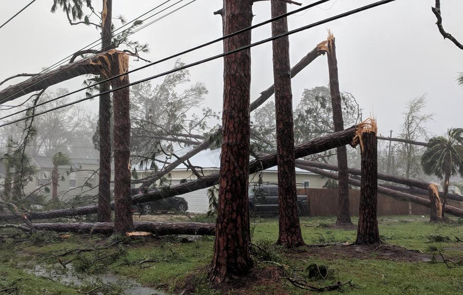 Sức tàn phá khủng khiếp của cơn bão mạnh nhất 50 năm đổ bộ bờ Đông nước Mỹ