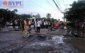 6 học sinh thương vong vì sét đánh đứt đường dây điện trước cổng trường