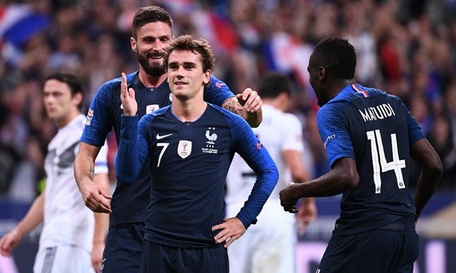 Antoine Griezmann tỏa sáng giúp Pháp ngược dòng đánh bại Đức