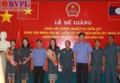 Bế giảng lớp bồi dưỡng nghiệp vụ kiểm sát cho học viên nước CHDCND Lào