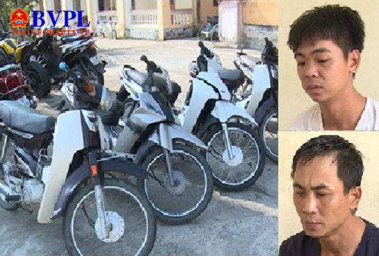 Khởi tố, bắt tạm giam 02 đối tượng trộm cắp xe máy