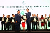 Novaland là thương hiệu BĐS được vinh danh trong lễ trao giải cuộc bình chọn doanh nghiệp niêm yết 2018
