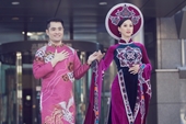 Người mẫu Việt trình diễn áo dài lấy cảm hứng văn hóa Nhật