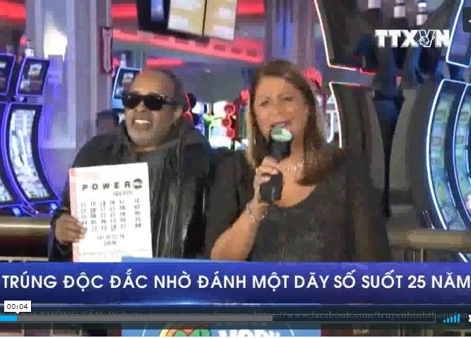 Trúng số độc đắc nhờ đánh một dãy số suốt 25 năm