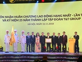 Tập đoàn T T Group đón nhận huân chương Lao động hạng Nhất lần thứ 2 và ra mắt bộ nhận diện thương hiệu mới