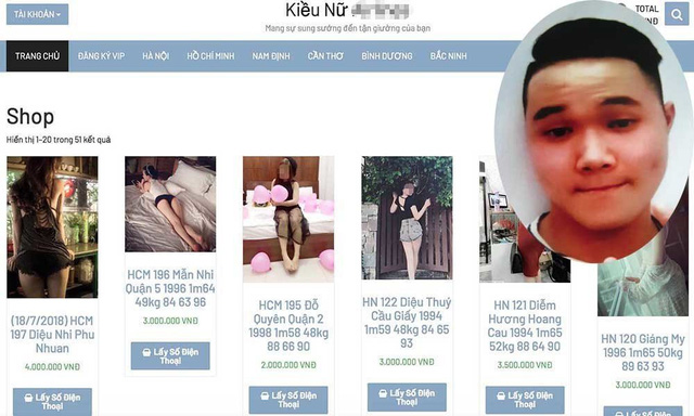 Gia hạn điều tra vụ người mẫu, MC, sinh viên… bán dâm lên đến 25 000 USD lượt