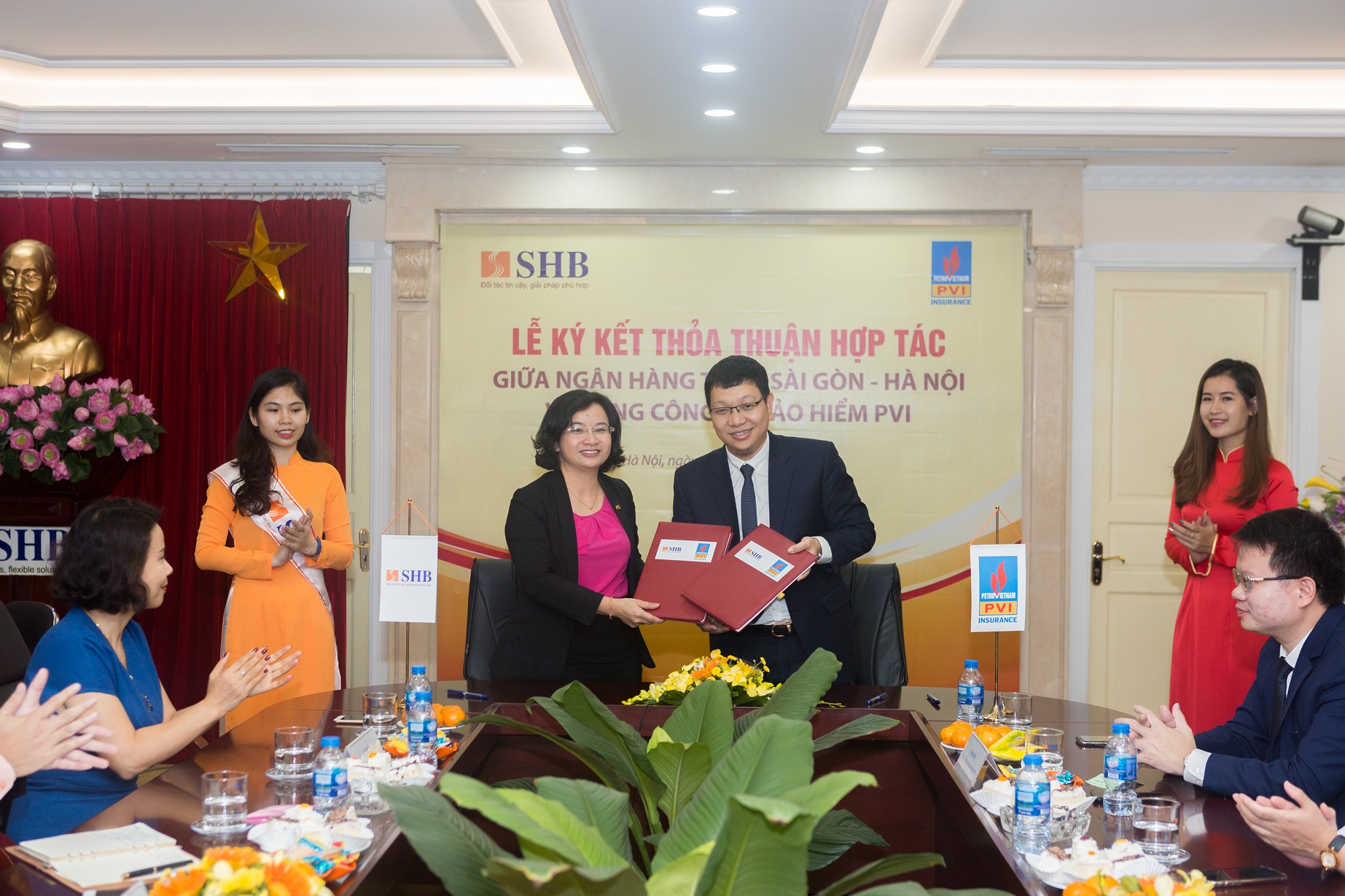 SHB và Bảo hiểm PVI ký kết hợp tác chiến lược toàn diện