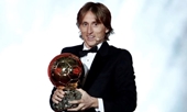 Luka Modric giành danh hiệu Quả bóng vàng 2018