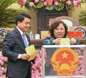 Lấy phiếu tín nhiệm 36 lãnh đạo chủ chốt Hà Nội
