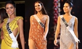 Váy dạ hội rực sắc trong đêm thi bán kết Miss Universe