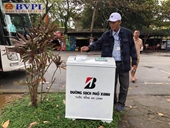 Tiếp nhận 20 thùng rác thông minh từ Bridgestone Việt Nam