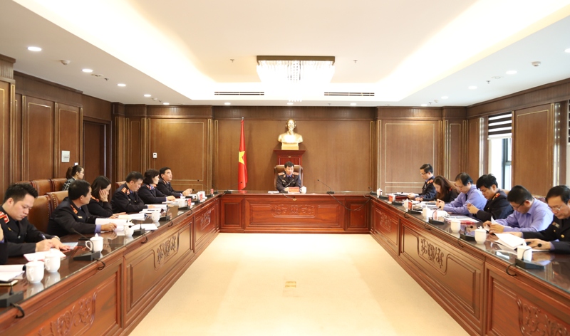 Lãnh đạo VKSND tối cao làm việc với Hội đồng Trường Đại học Kiểm sát Hà Nội