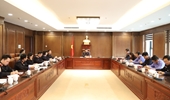 Lãnh đạo VKSND tối cao làm việc với Hội đồng Trường Đại học Kiểm sát Hà Nội