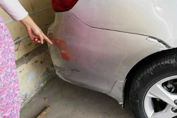 Trung tá quân đội tử nạn trên đường và vết móp ô tô cô giáo